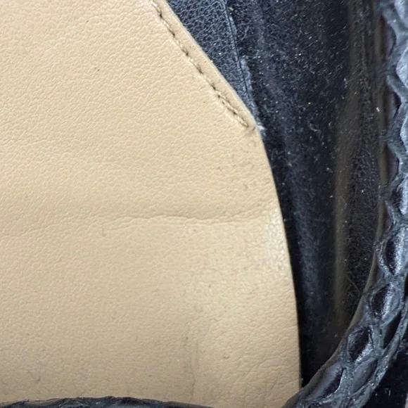 MICHAEL Michael Kors Black Flats with Gold Logo - Picture 3 of 5